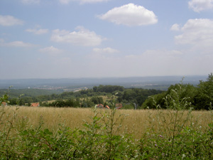 Ausblick Richtung Frankreich